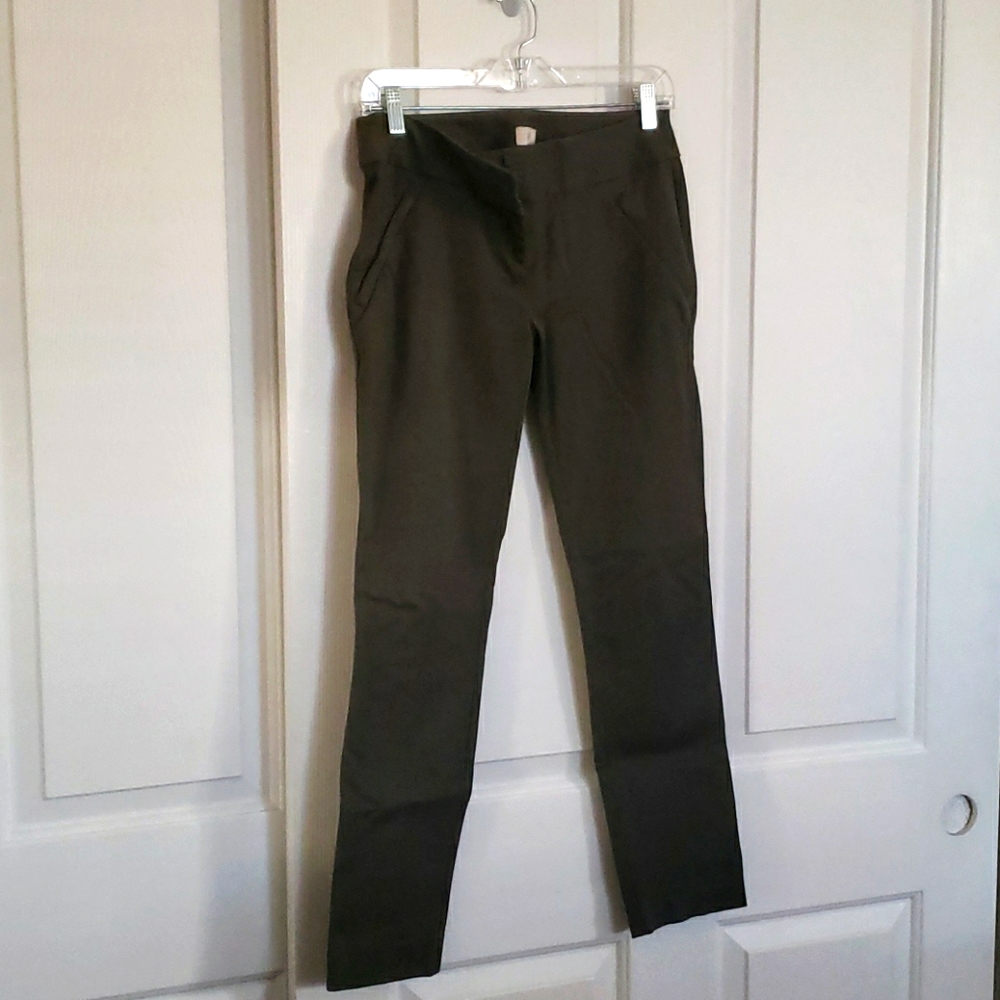 Dark green skinny pants